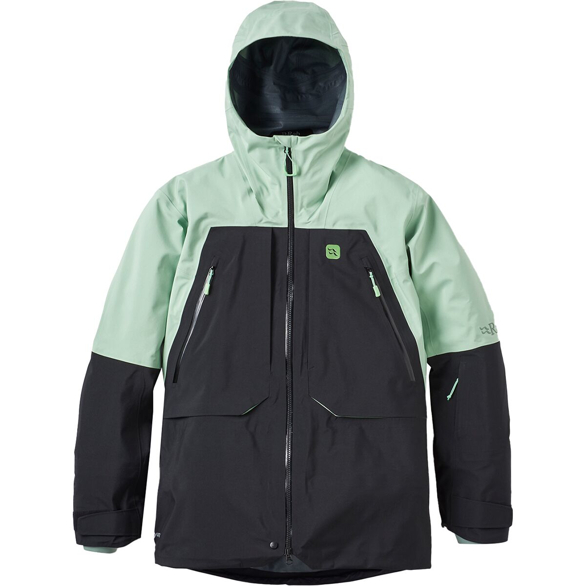 Image of Rab Khroma Converge Jacket - Women's Fig Green/Black, M