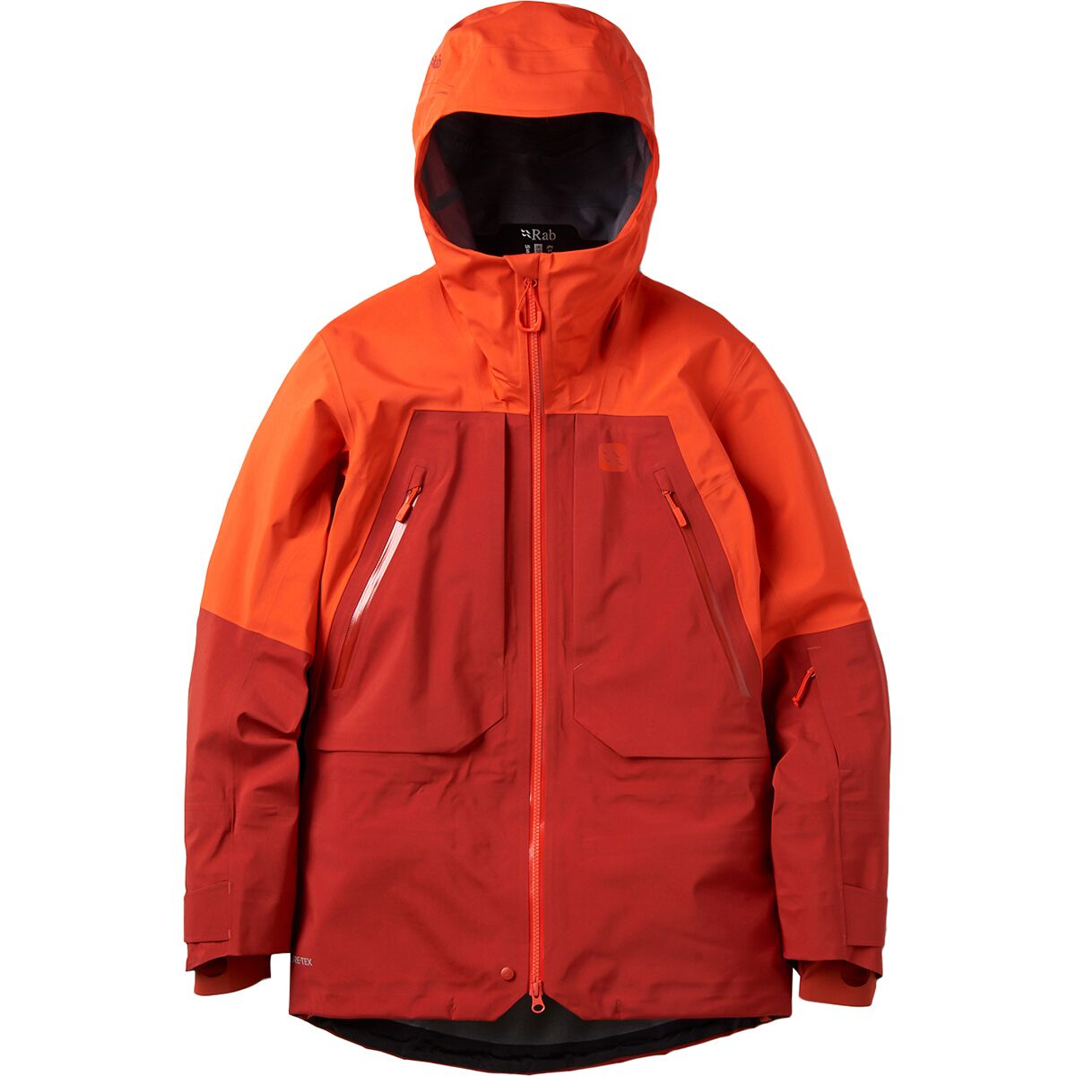 Image of Rab Khroma Converge Jacket - Women's Red Grapefruit/Tuscan Red, XL