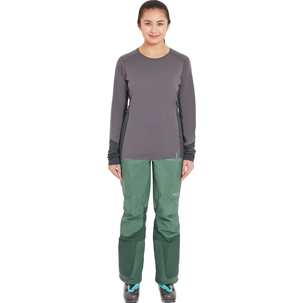 Rab Khroma Converge GORE-TEX Pant - Women's Eucalyptus/Green Slate, M/Reg