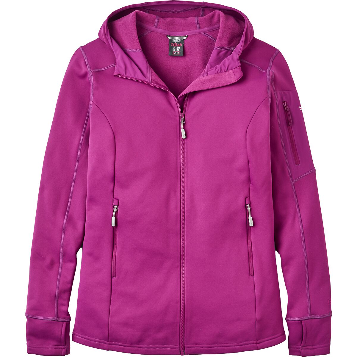Image of Rab Modulus Hooded Fleece Jacket - Women's Plum, M