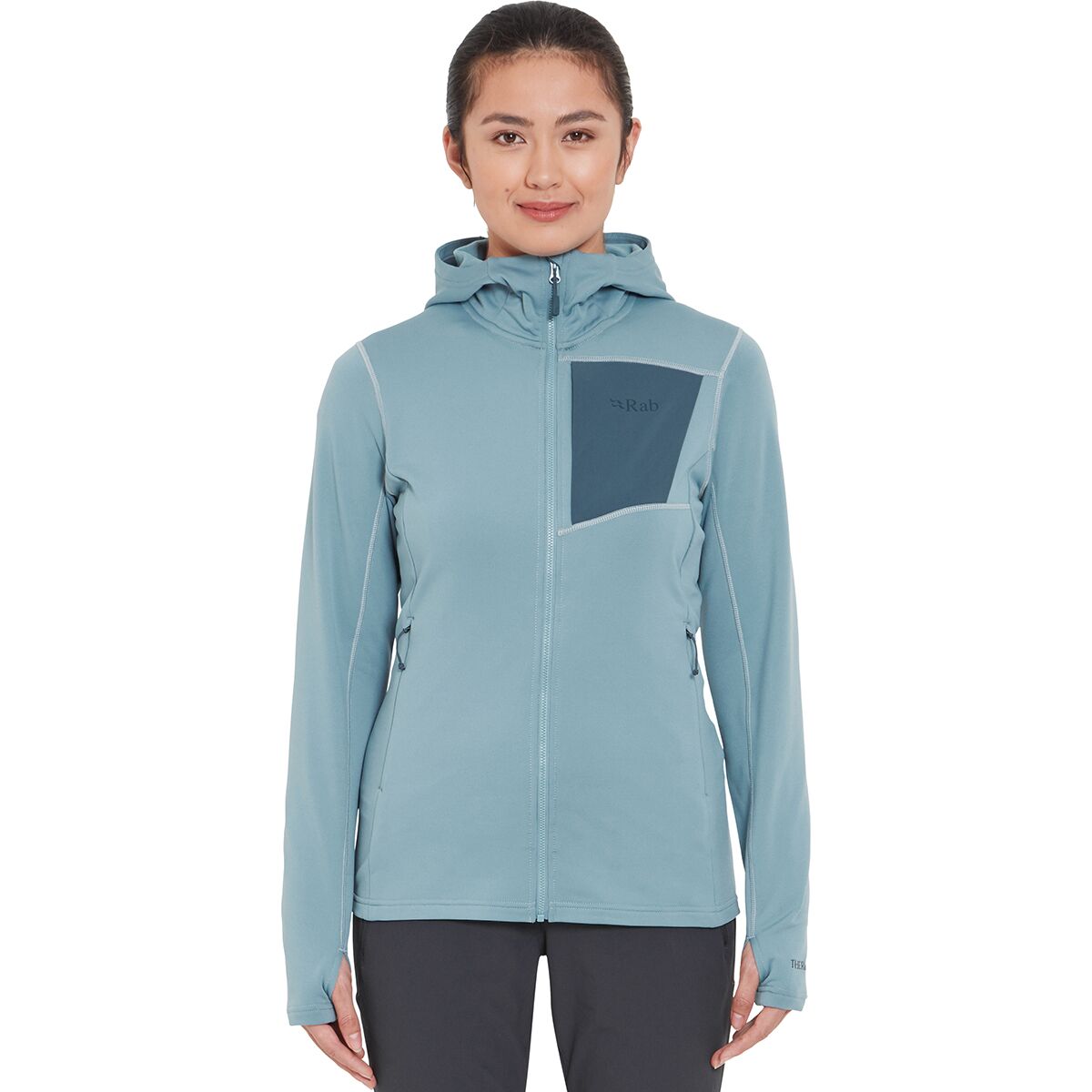 Image of Rab Superflux Full-Zip Hooded Jacket - Women's Citadel, M