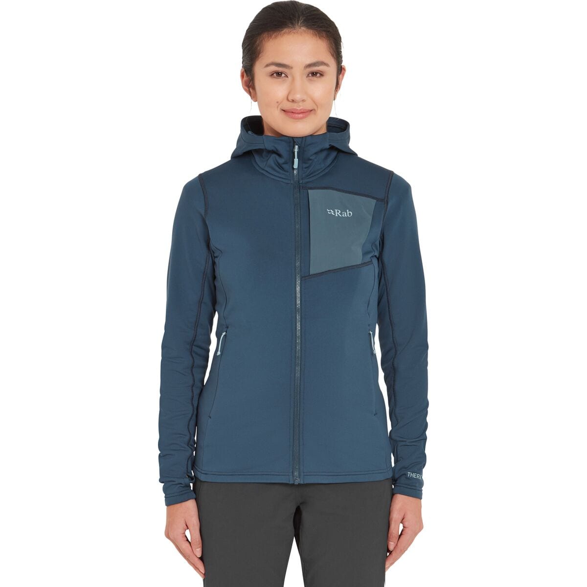 Image of Rab Superflux Full-Zip Hooded Jacket - Women's Tempest Blue, M