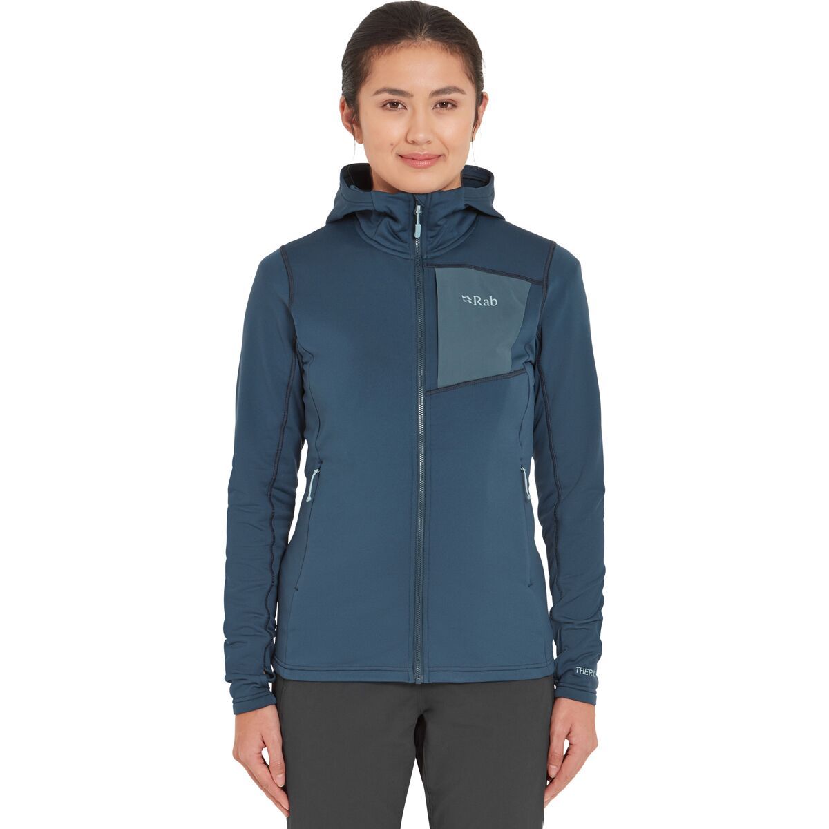Image of Rab Superflux Full-Zip Hooded Jacket - Women's Tempest Blue, XS