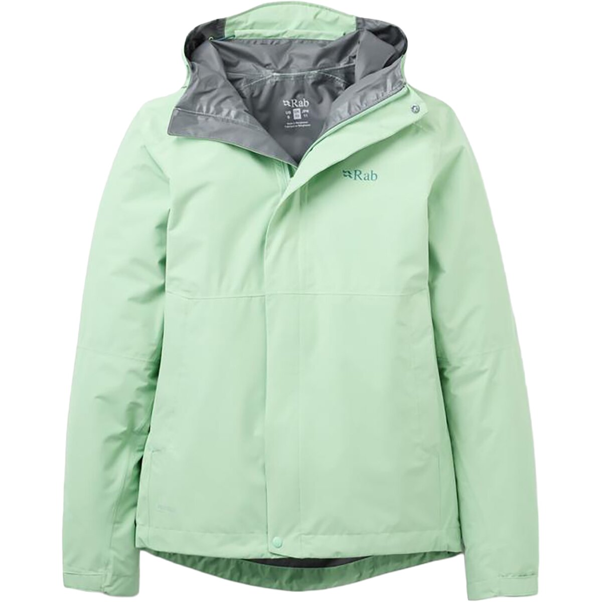 Image of Rab Downpour Jacket - Women's Dark Fig Green, XS