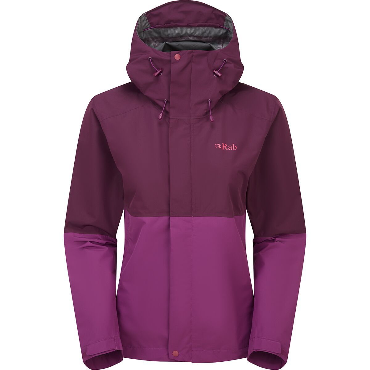 Image of Rab Downpour Jacket - Women's Mulberry/Plum, S