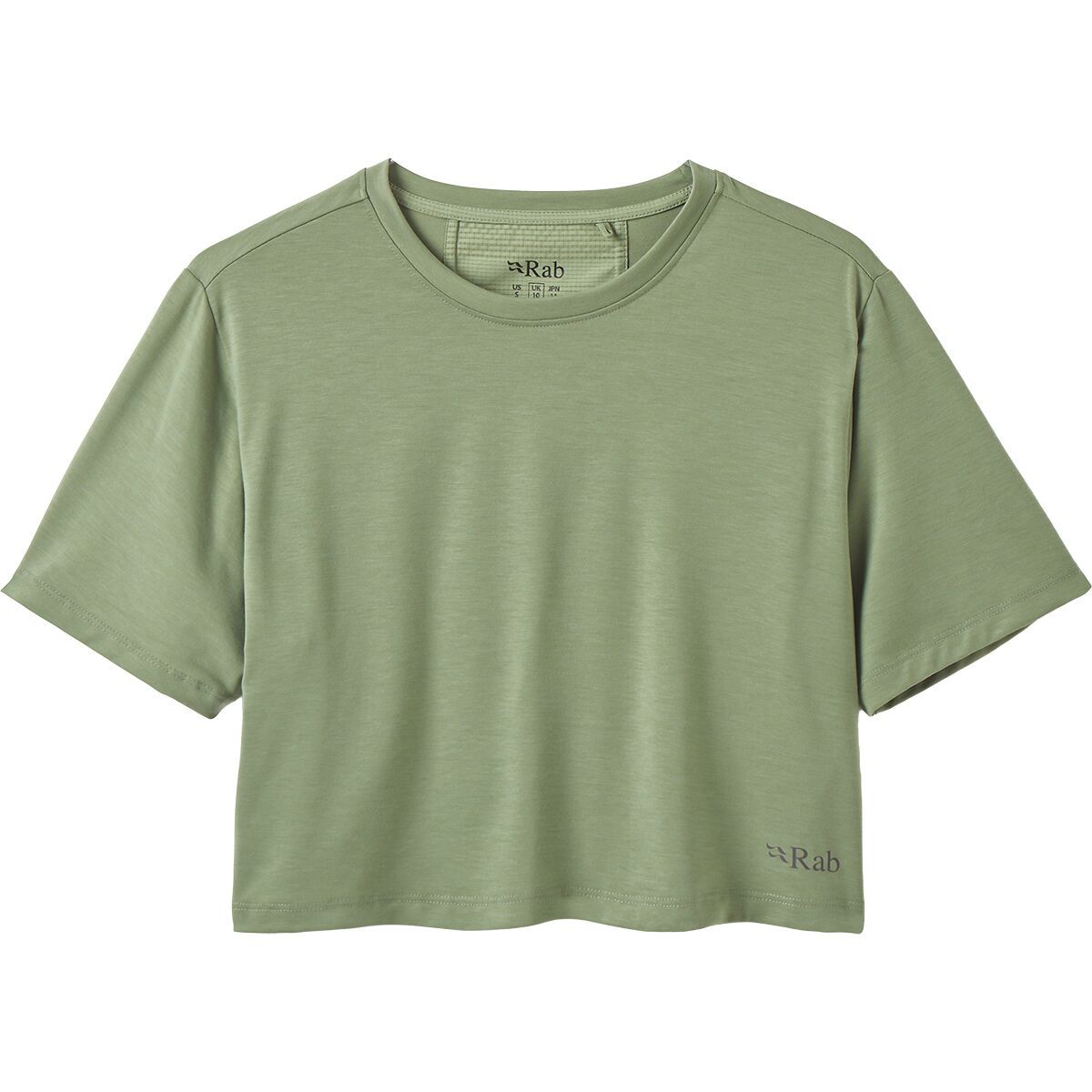 Image of Rab Rivelin Crop T-Shirt - Women's Dark Fig Green, L