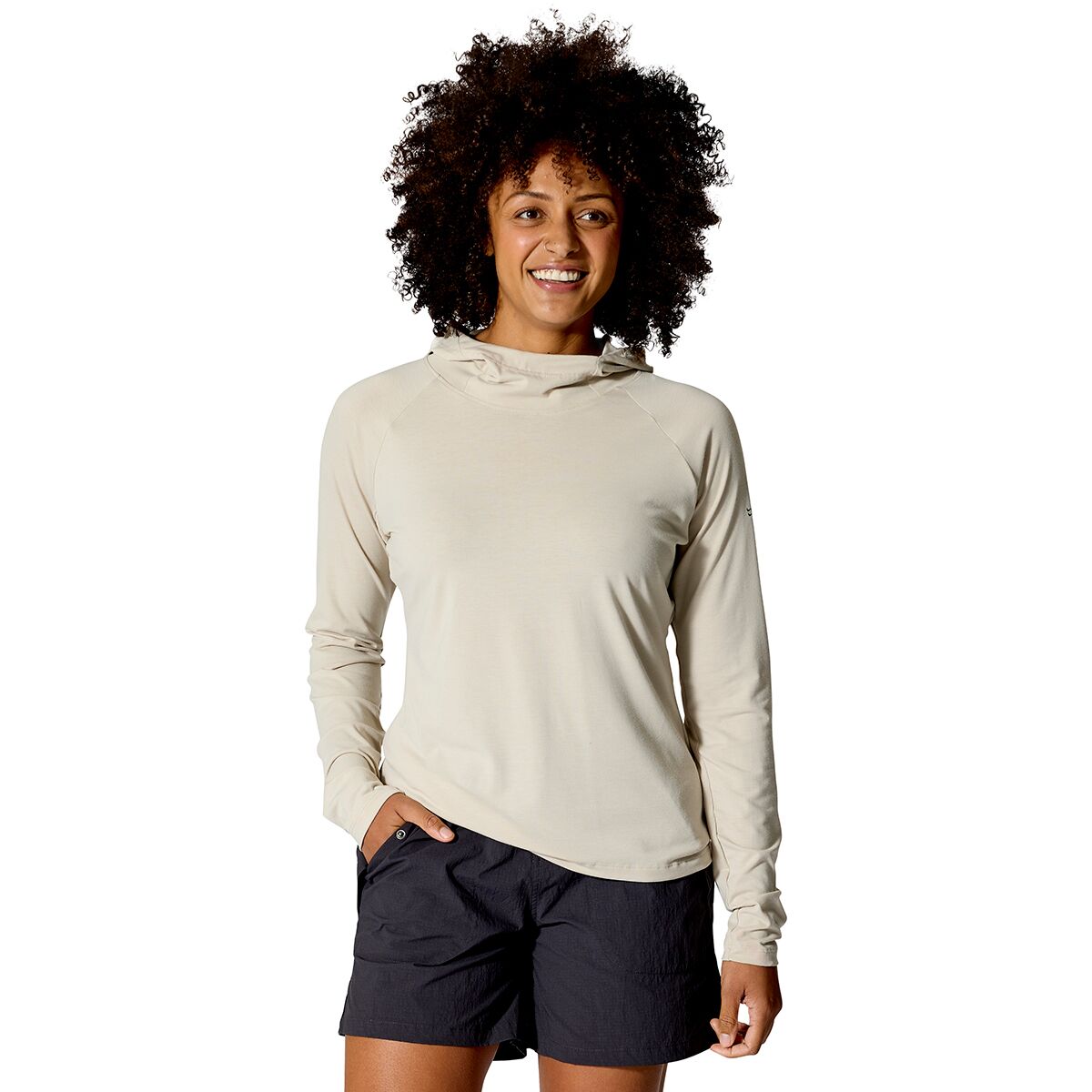Image of Rab Rivelin Hoodie - Women's Pebble, L