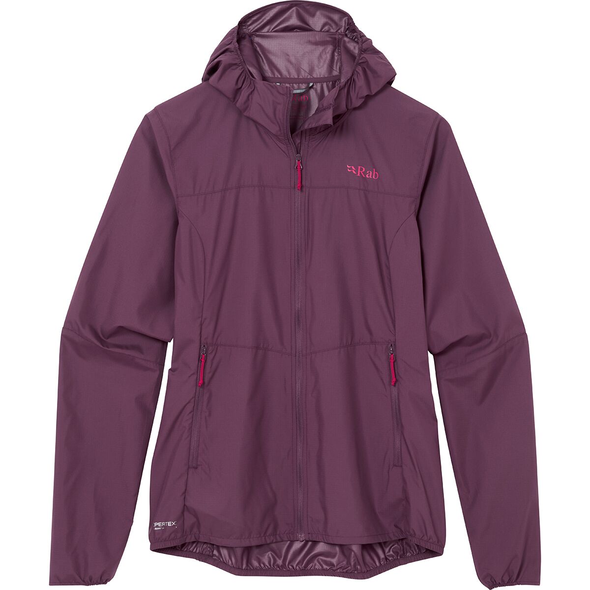 Image of Rab Windgather Hoodie - Women's Mulberry, XS