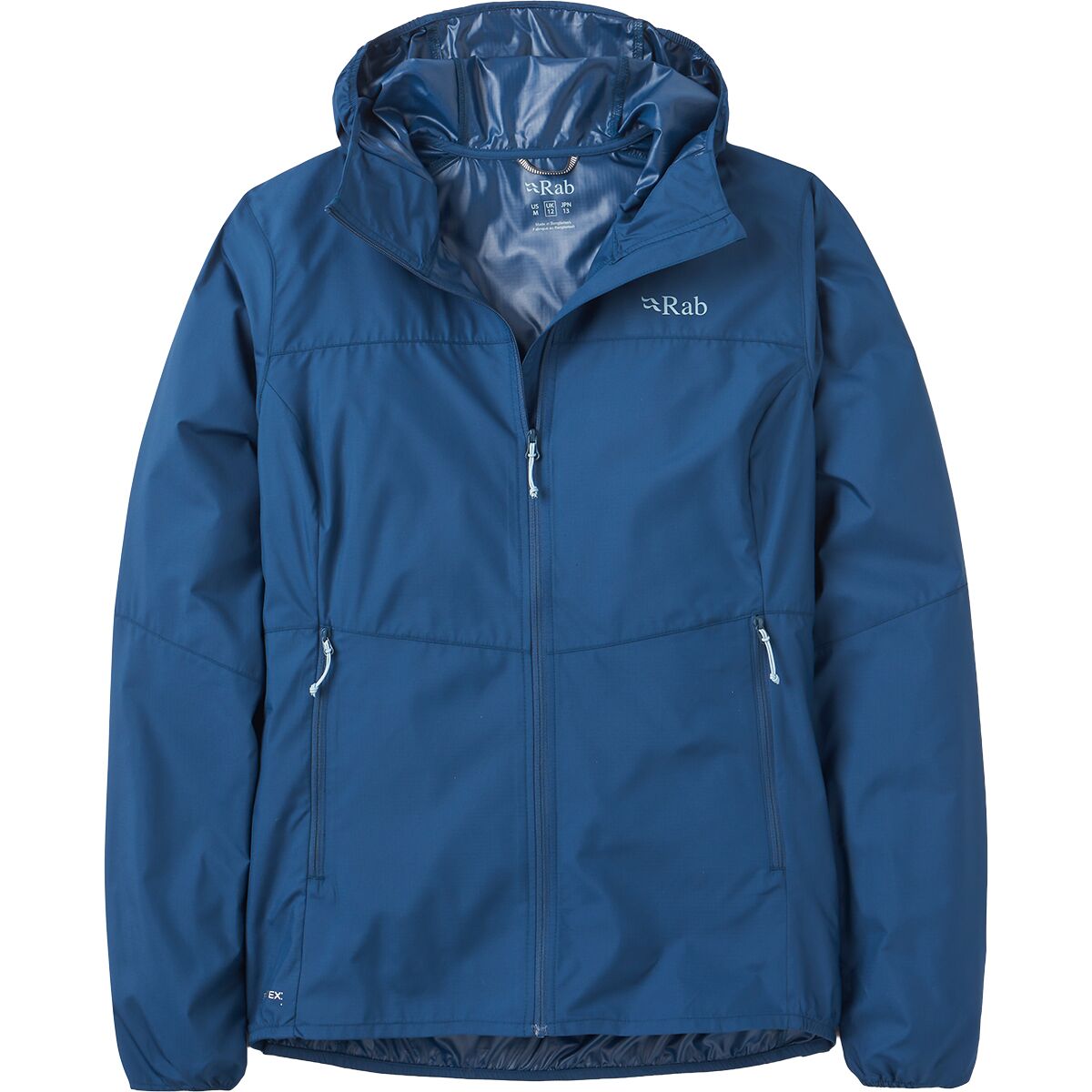 Image of Rab Windgather Hoodie - Women's Tempest Blue, XL