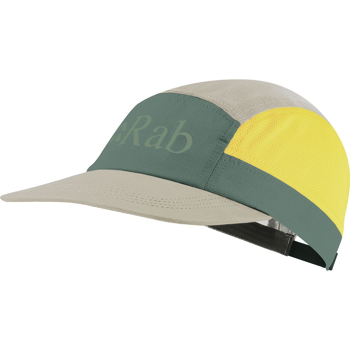 Image of Rab Momentum 5-Panel Cap Sage/Pebble/Pollen, One Size
