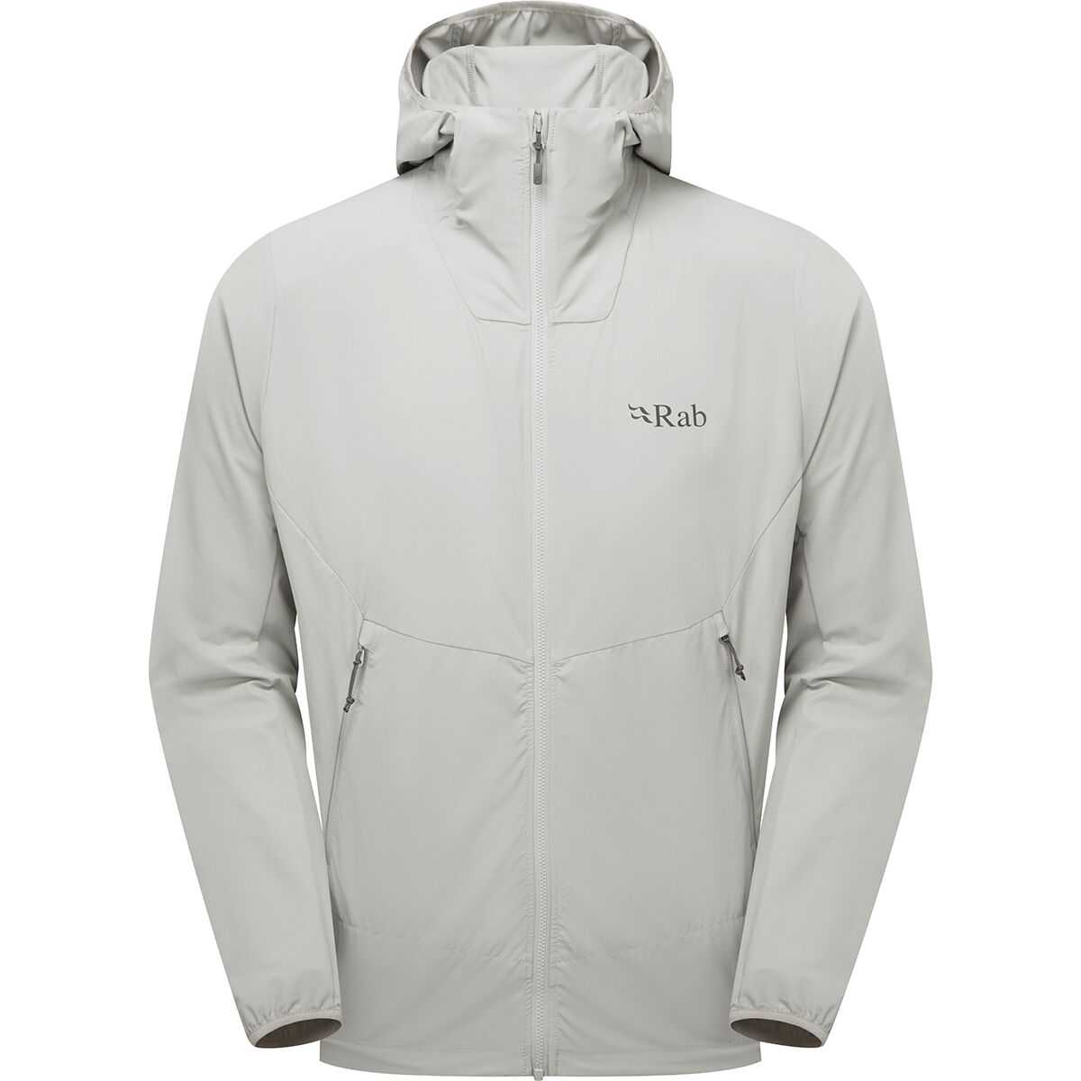 Image of Rab Borealis Full-Zip Hoodie - Men's Light Zinc, XL