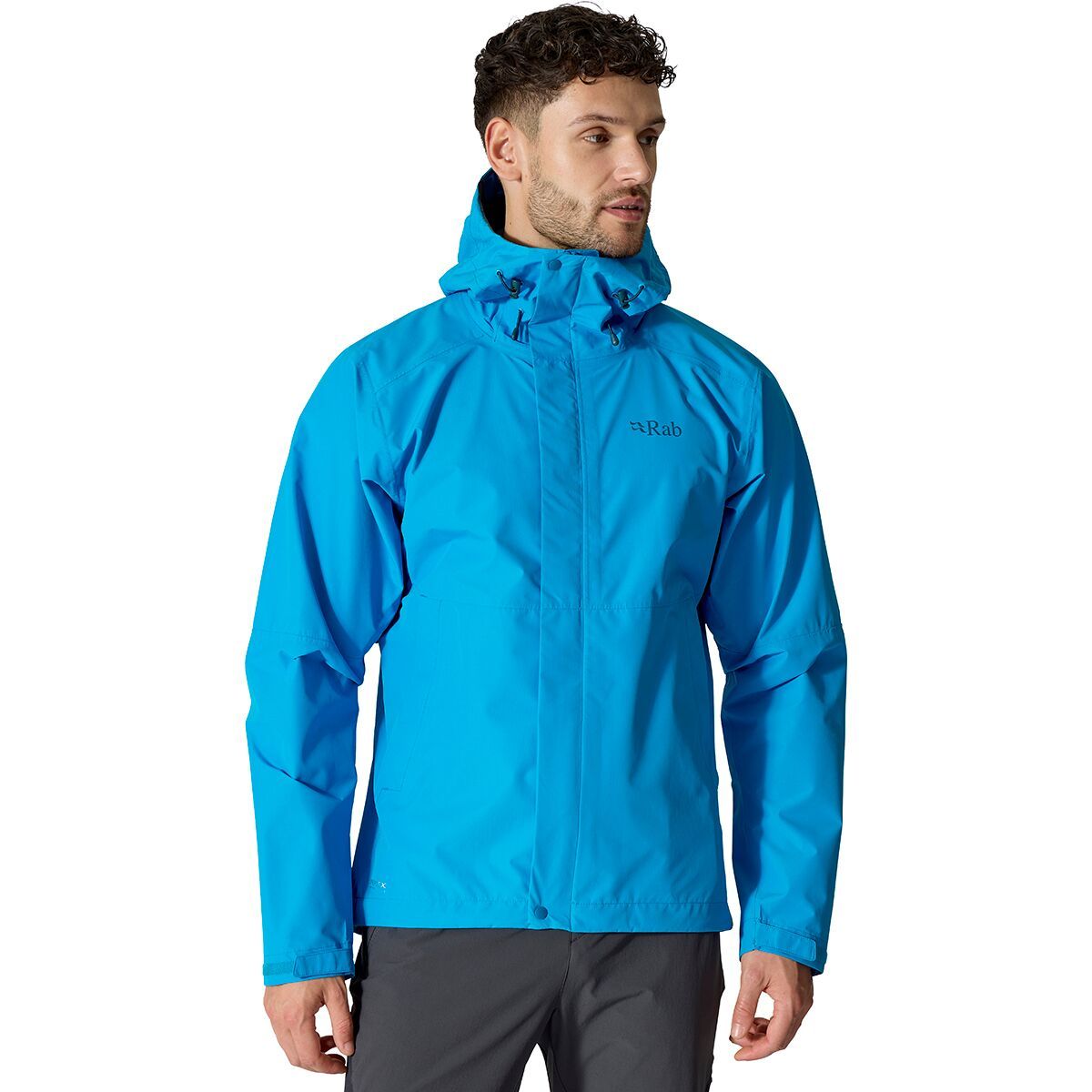 Image of Rab Downpour Jacket - Men's Maya Blue, XXL