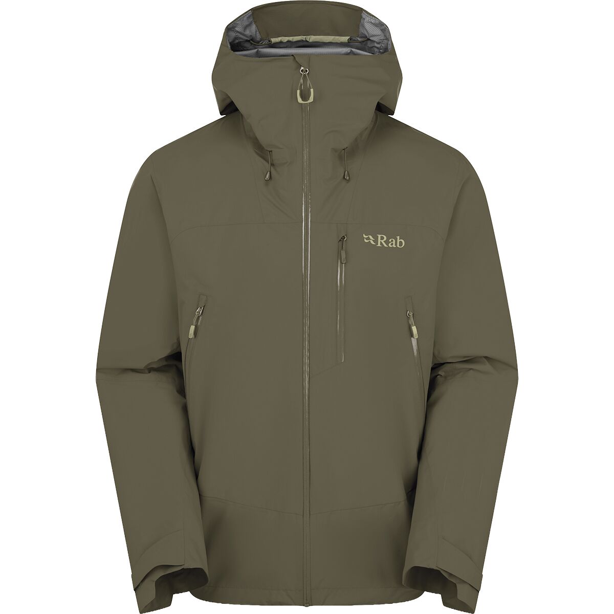 Image of Rab Downpour Mountain Jacket - Men's Army, L