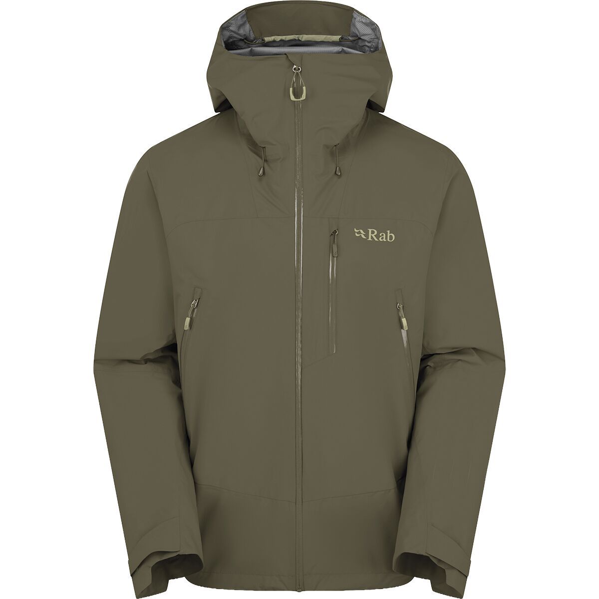 Image of Rab Downpour Mountain Jacket - Men's Army, L