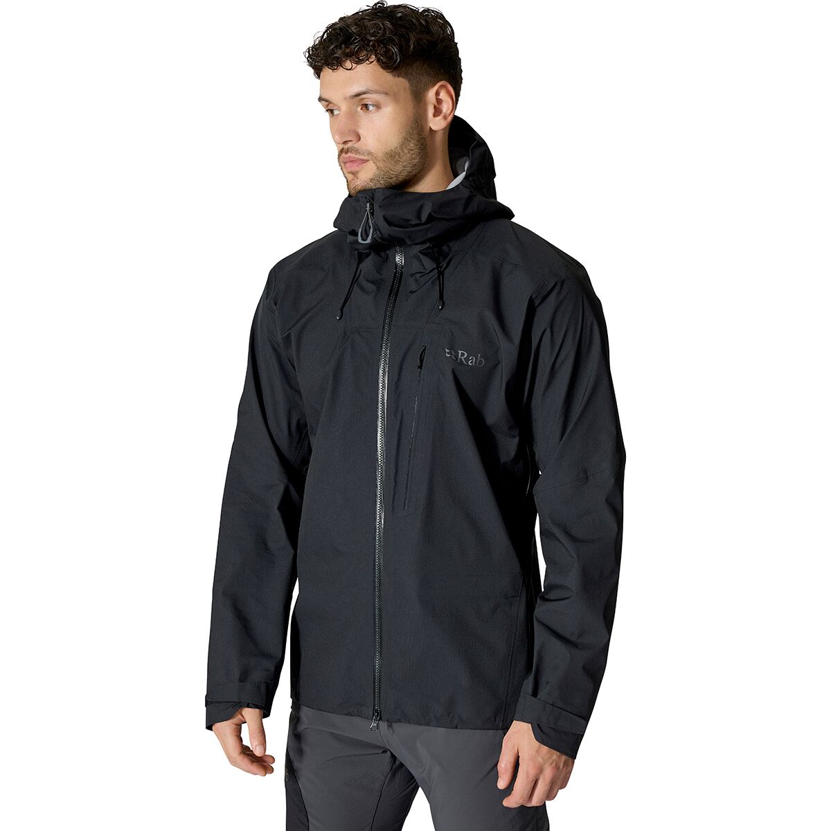 Image of Rab Firewall Alpine Jacket - Men's Black, S