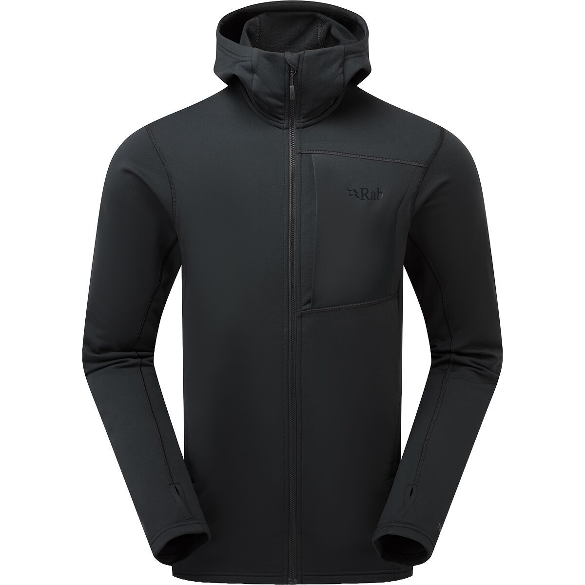 Image of Rab Superflux Hooded Jacket - Men's Black, L