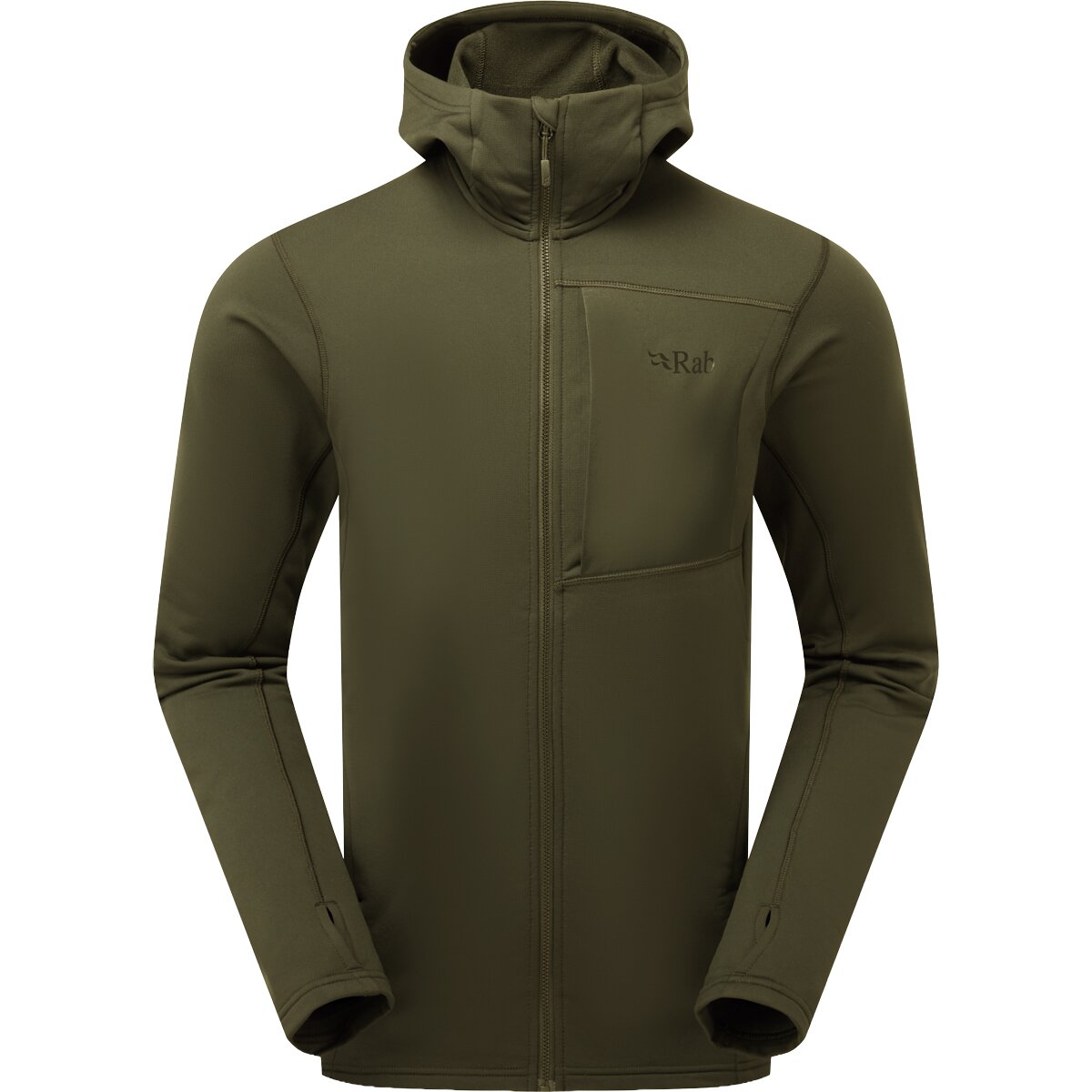 Image of Rab Superflux Hooded Jacket - Men's Olive, XL