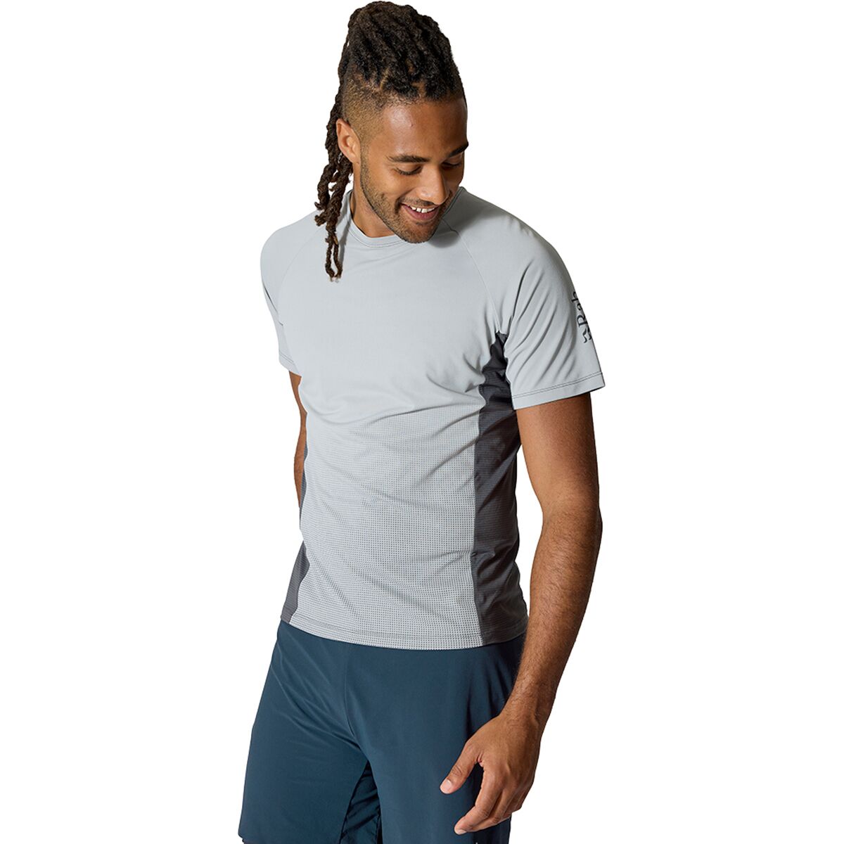 Image of Rab Trail T-Shirt - Men's Dark Pewtwer/Graphene, XL