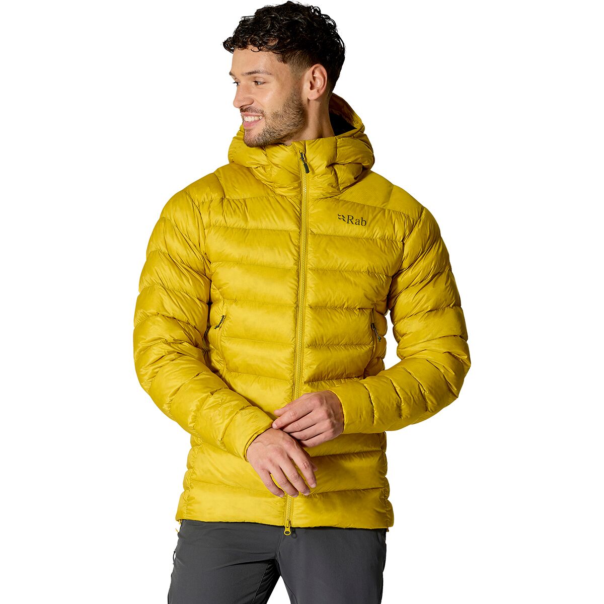 Image of Rab Electron Pro Hoodie - Men's Dark Pollen, S
