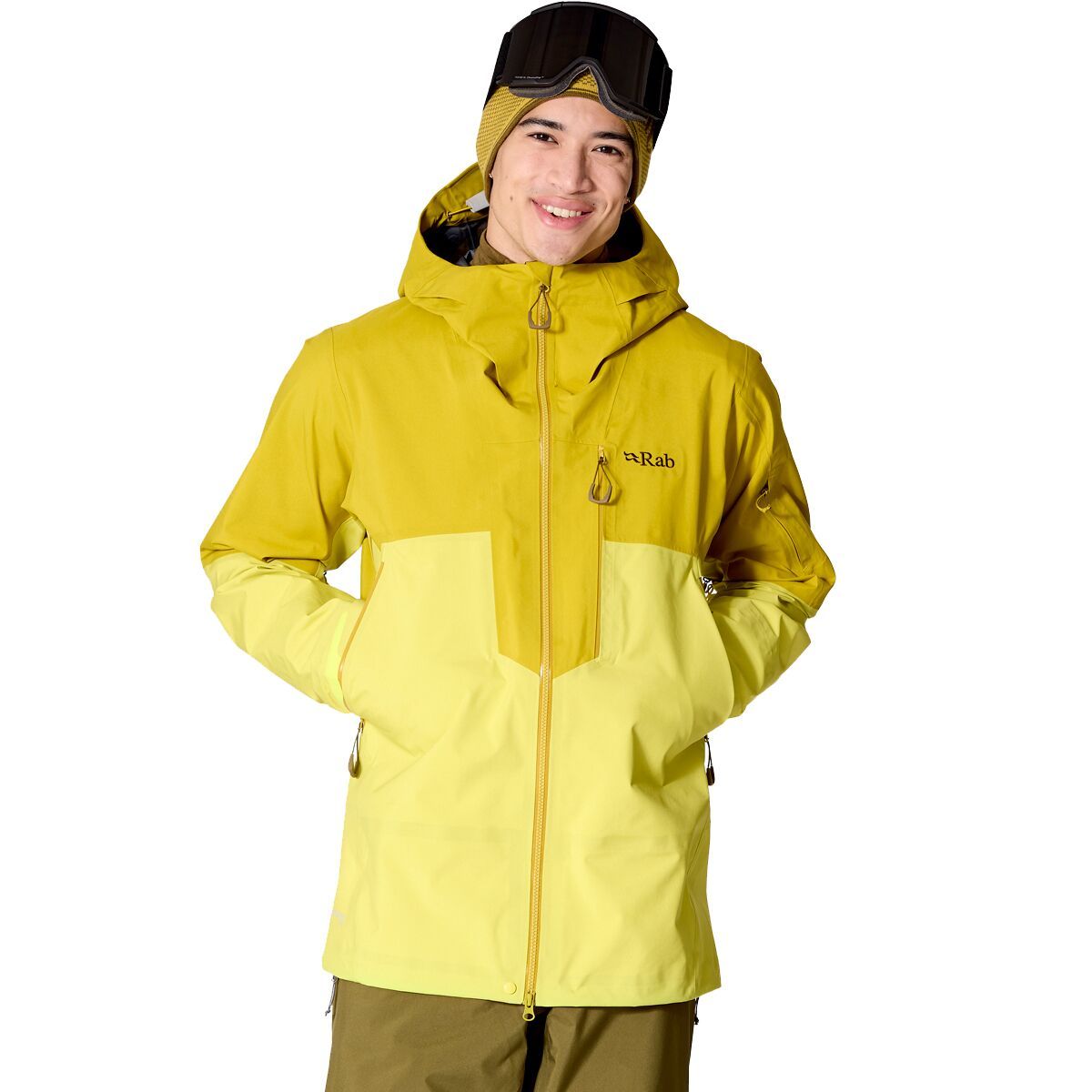 Image of Rab Khroma Latok GTX Jacket - Men's Dark Pollen/Pollen, XL