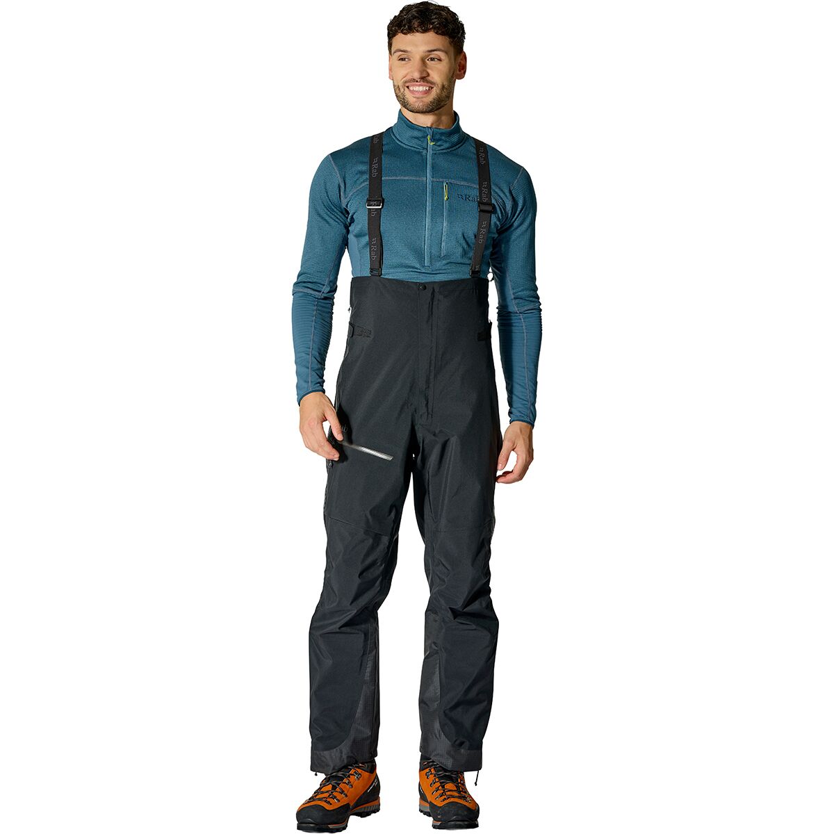 Image of Rab Latok GTX Bib - Men's Black, M/Reg