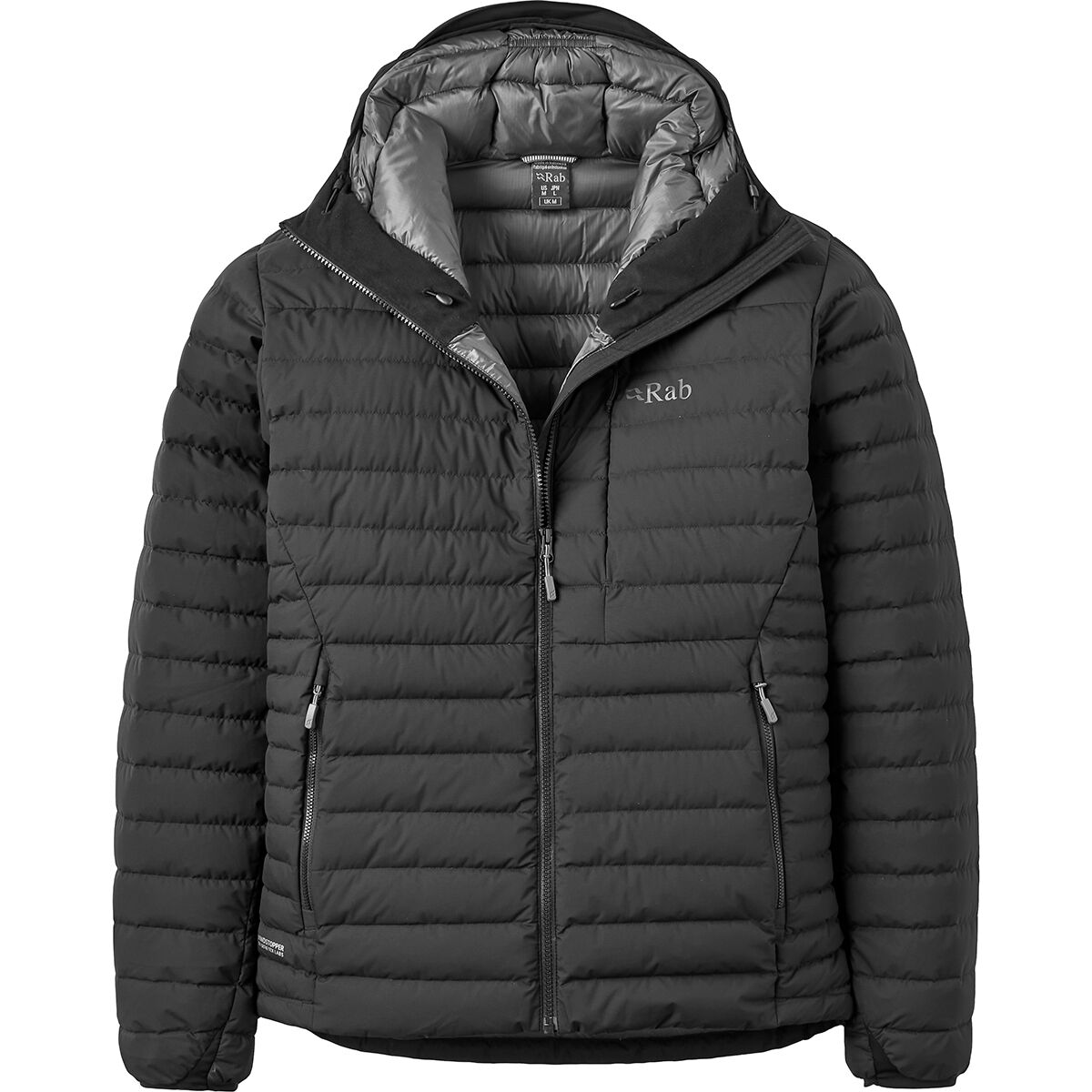 Image of Rab Microlight Windstopper Hoodie - Men's Black, M