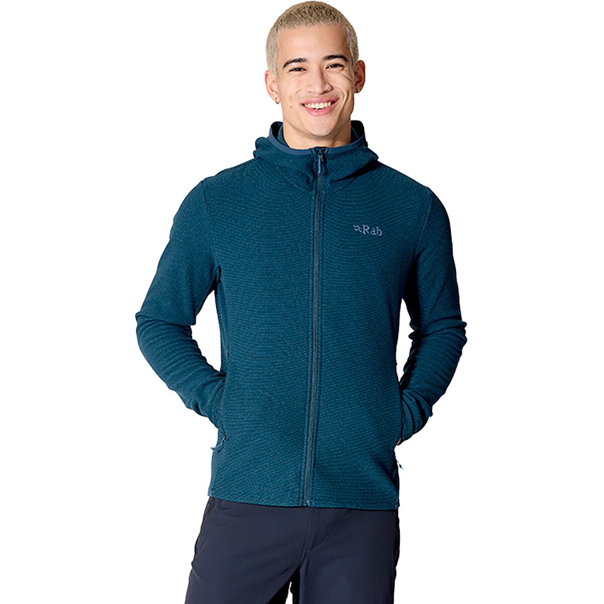Image of Rab Stavel Hoodie - Men's Tempest Blue, XL