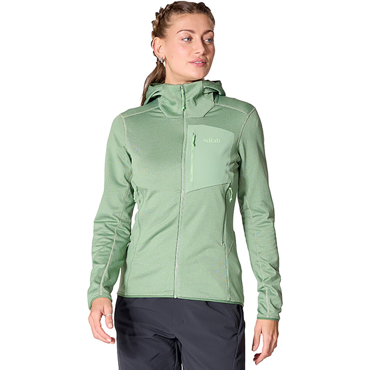 Image of Rab Ascendor Hoodie - Women's Dark Fig Green, M