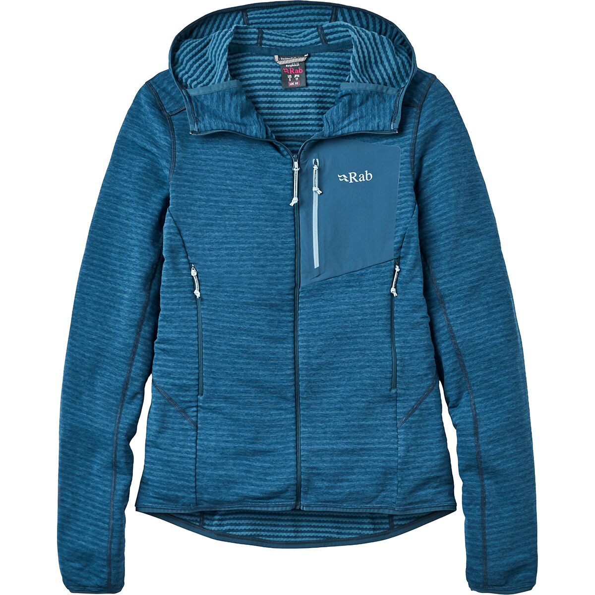 Image of Rab Ascendor Light Hoodie - Women's Tempest Blue, L