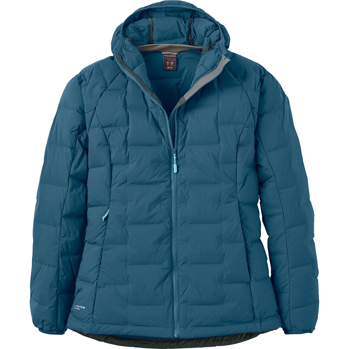 Image of Rab Cubit Stretch Down Jacket - Women's Tempest Blue, XL