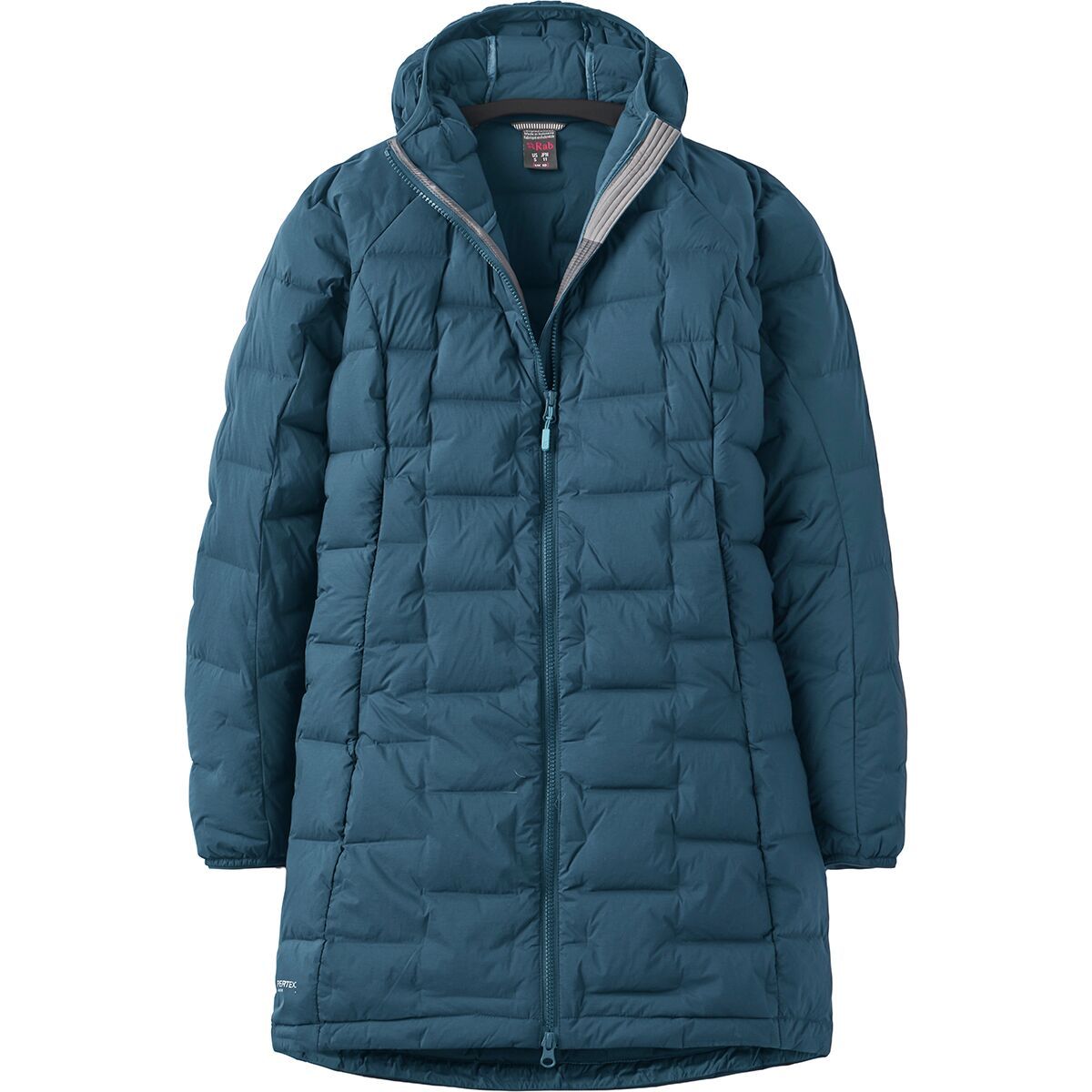Image of Rab Cubit Stretch Down Parka - Women's Tempest Blue, XS