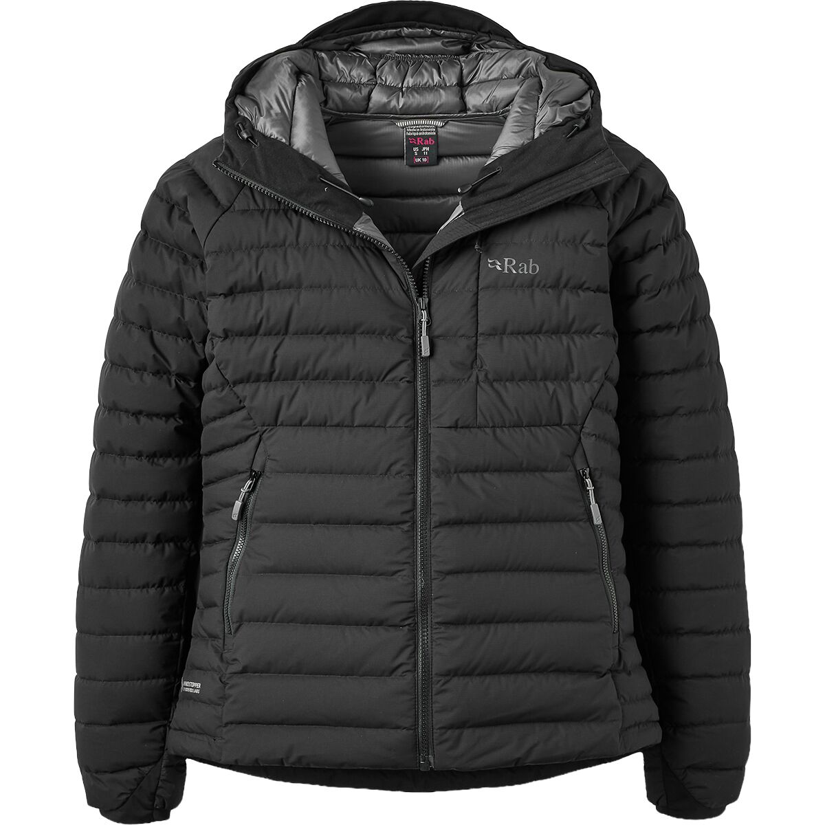 Image of Rab Microlight Windstopper Hoodie - Women's Black, M