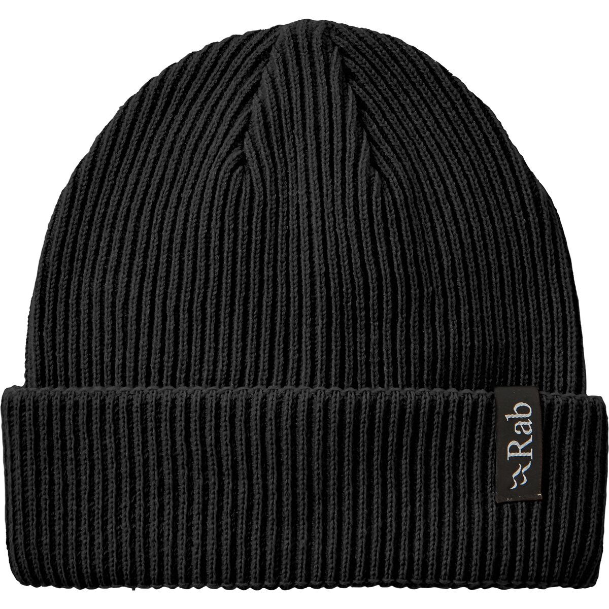 Image of Rab Perimeter Rolled Beanie Black, One Size