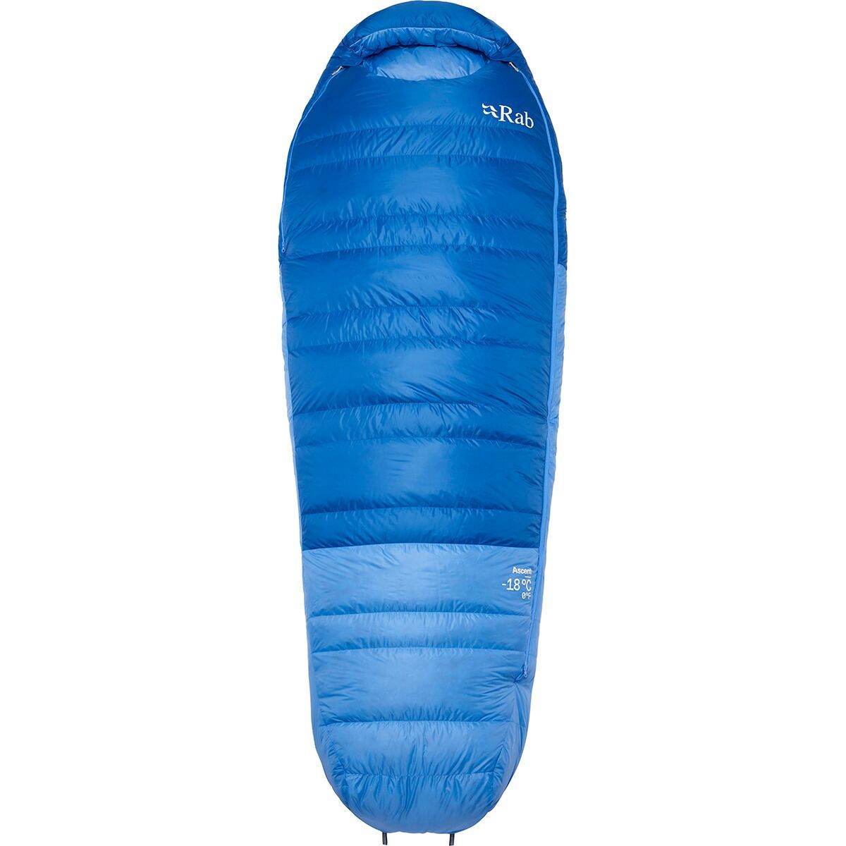 Rab Rab Ascent Sleeping Bag: 0F Down - Women's Dark Bluebird/Bluebird, Reg/Left Zip