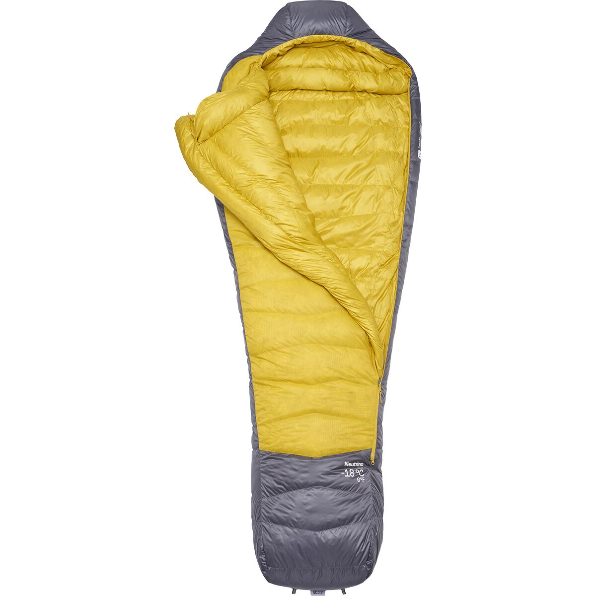 Rab Neutrino Sleeping Bag: 0F Down Graphene/Dark Pollen, Long/Left Zip