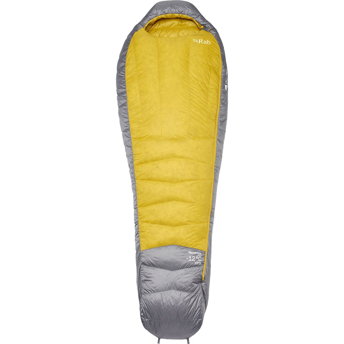 Image of Rab Neutrino Sleeping Bag: 10F Down - Women's Zinc/Dark Pollen, Reg/Left Zip