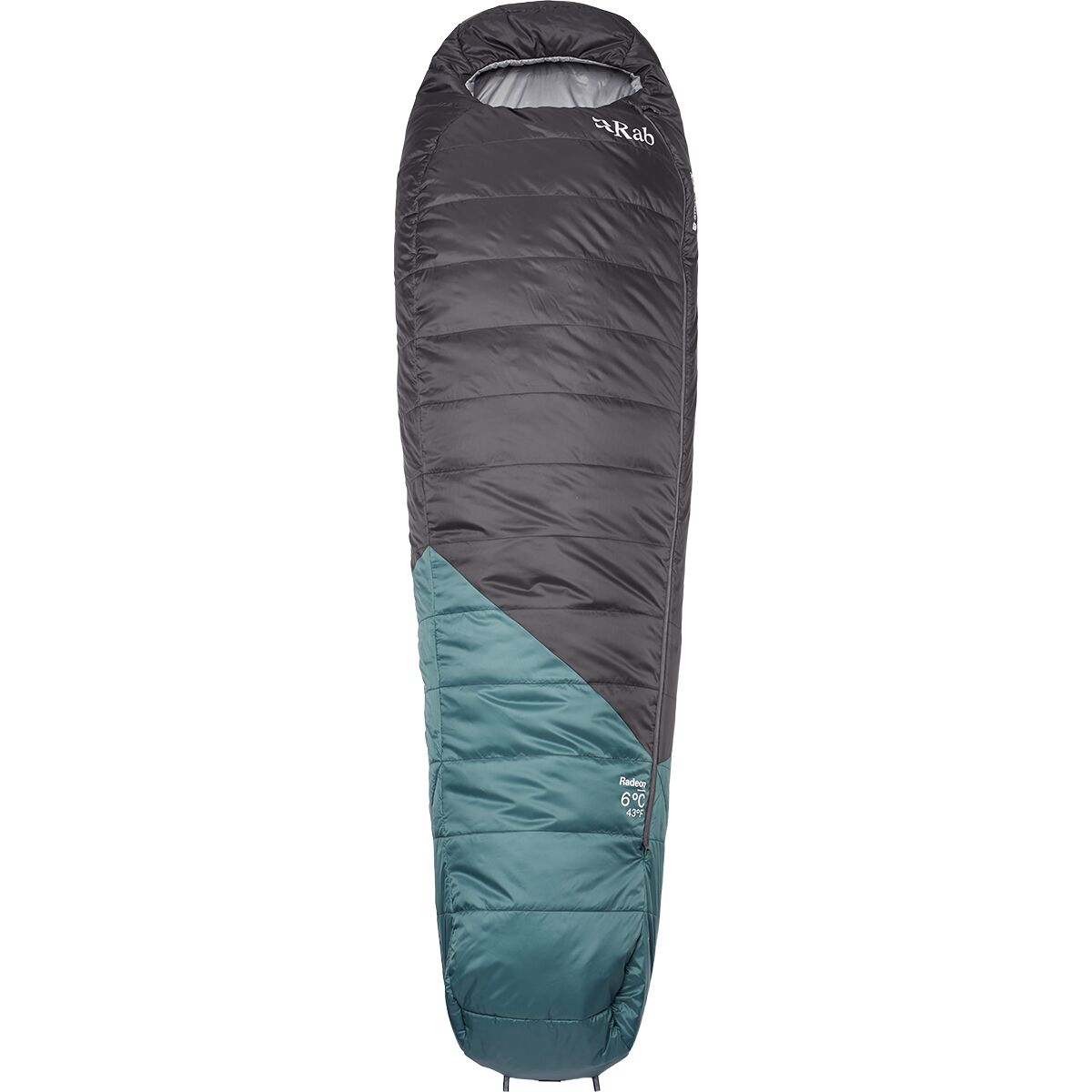 Image of Rab Radeon Sleeping Bag: 43F Synthetic Sage/Graphene, Reg/Left Zip