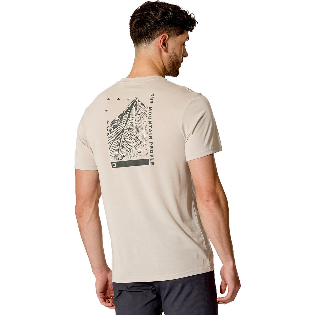 Image of Rab Crimp Esker T-Shirt - Men's Pebble, XL