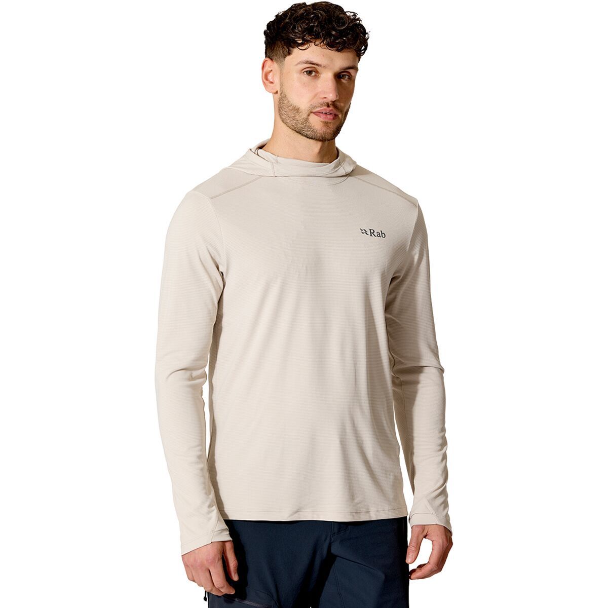 Image of Rab Force Hoodie - Men's Pebble, M
