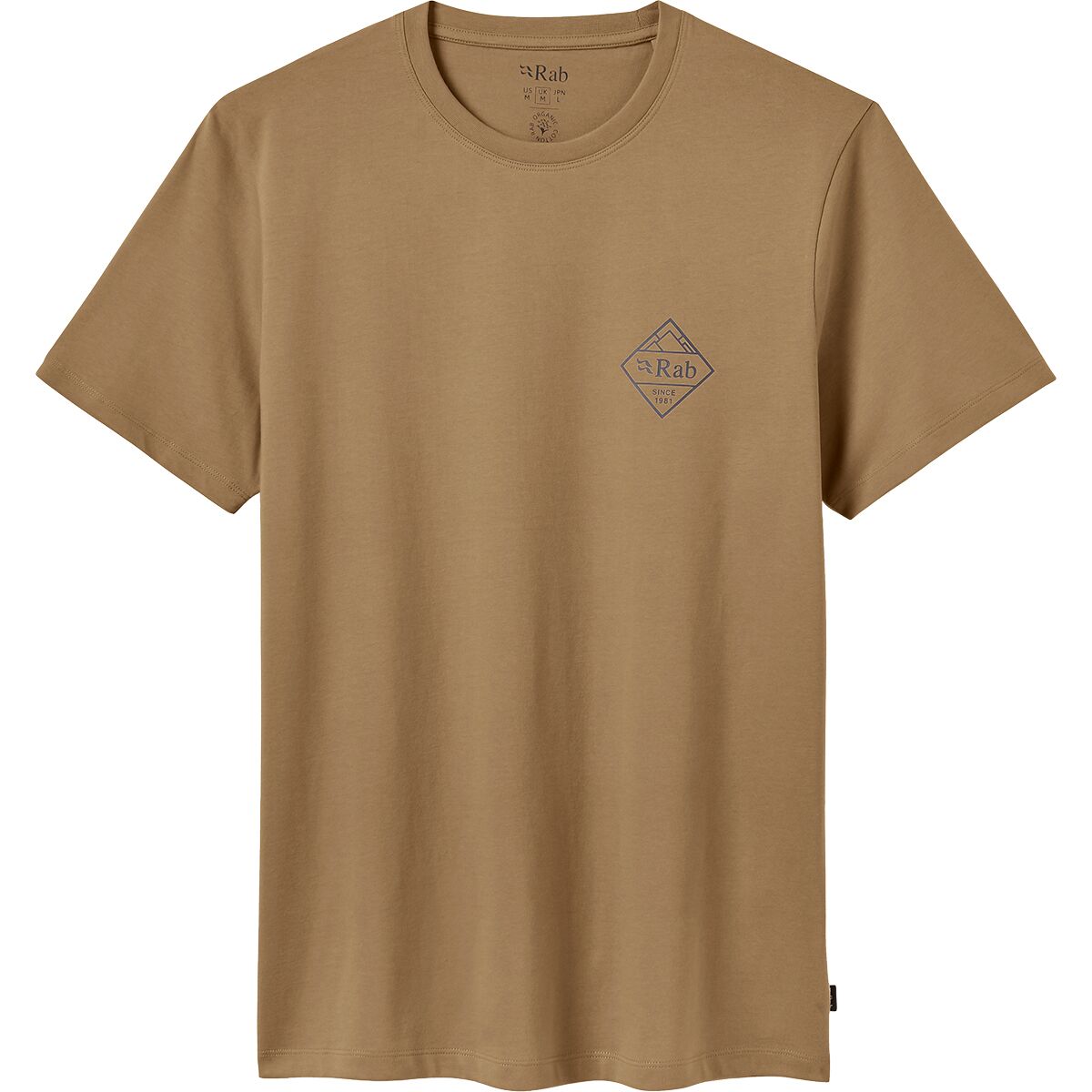 Image of Rab Stance Stamp T-Shirt - Men's Oak, S
