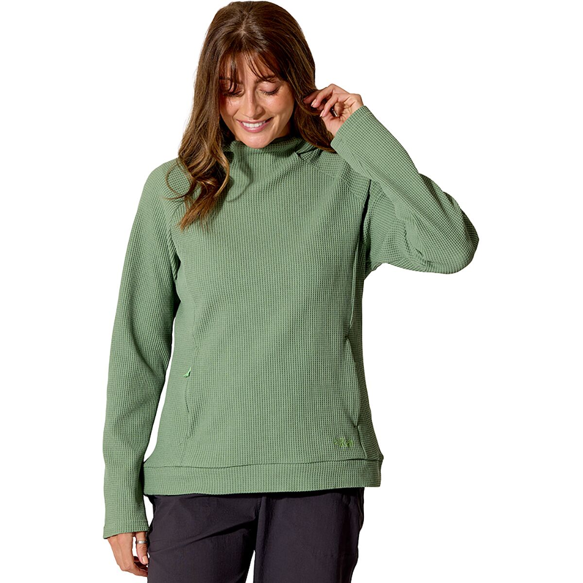 Image of Rab Hepton Pullover Hoodie - Women's Dark Fig Green, M
