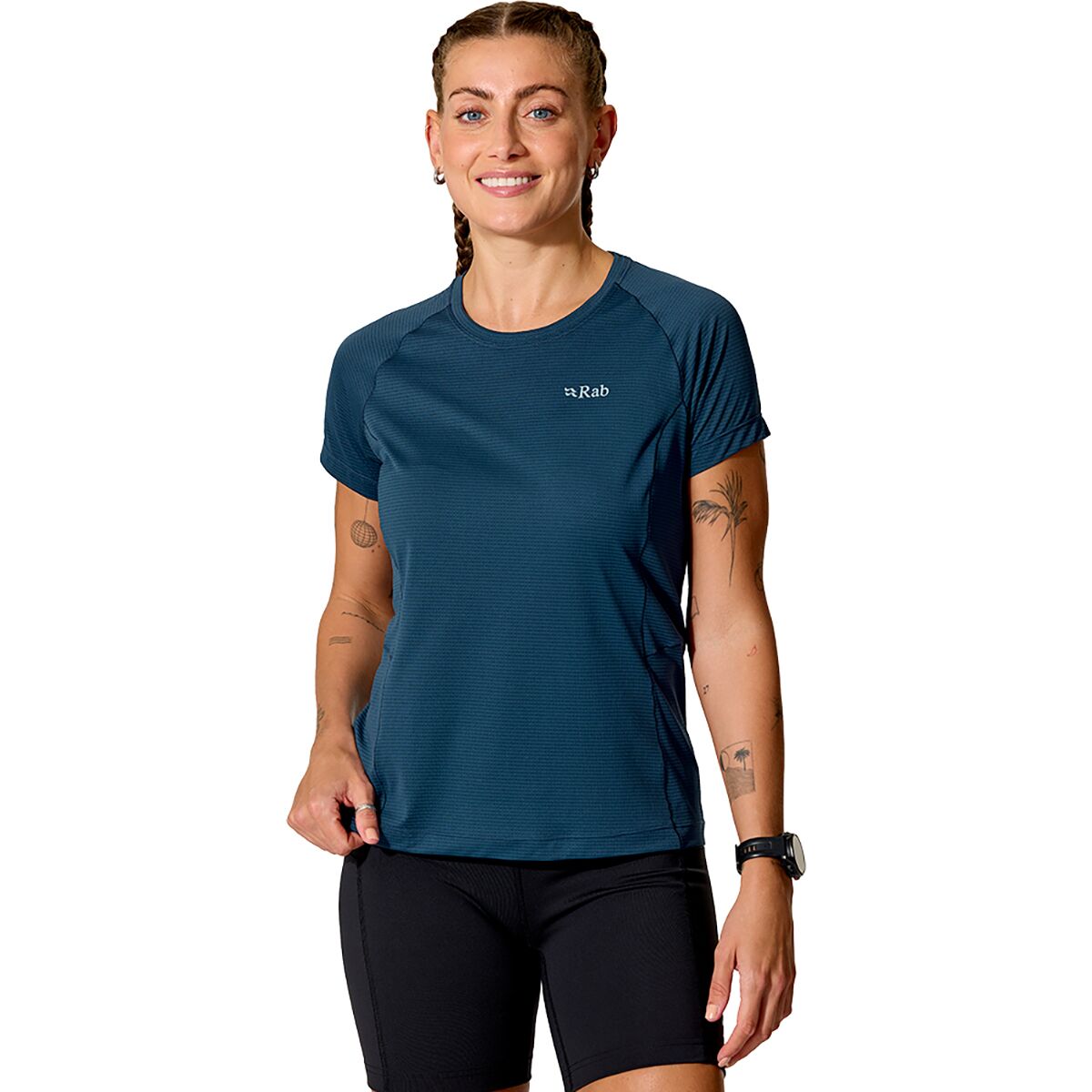 Image of Rab Sonic T-Shirt - Women's Tempest Blue, S