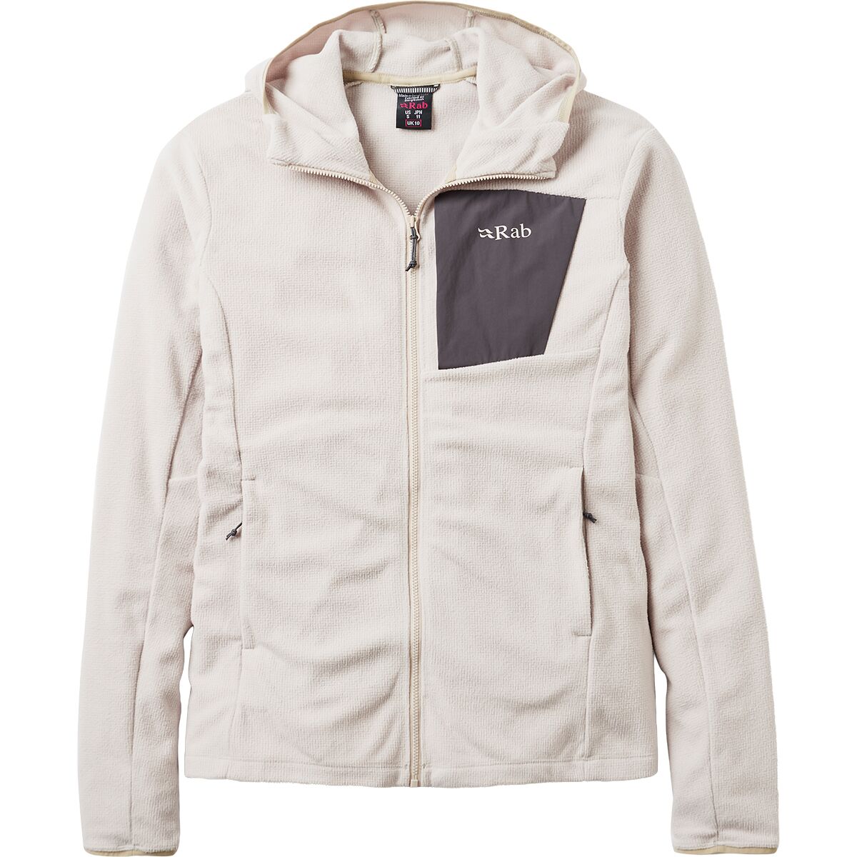 Image of Rab Tecton Hoodie - Women's Pebble, M
