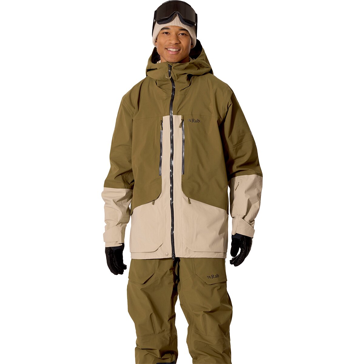 Rab Rab Bigline Jacket - Men's Oak/Dark Pebble, L - $400.00 at Backcountry.com