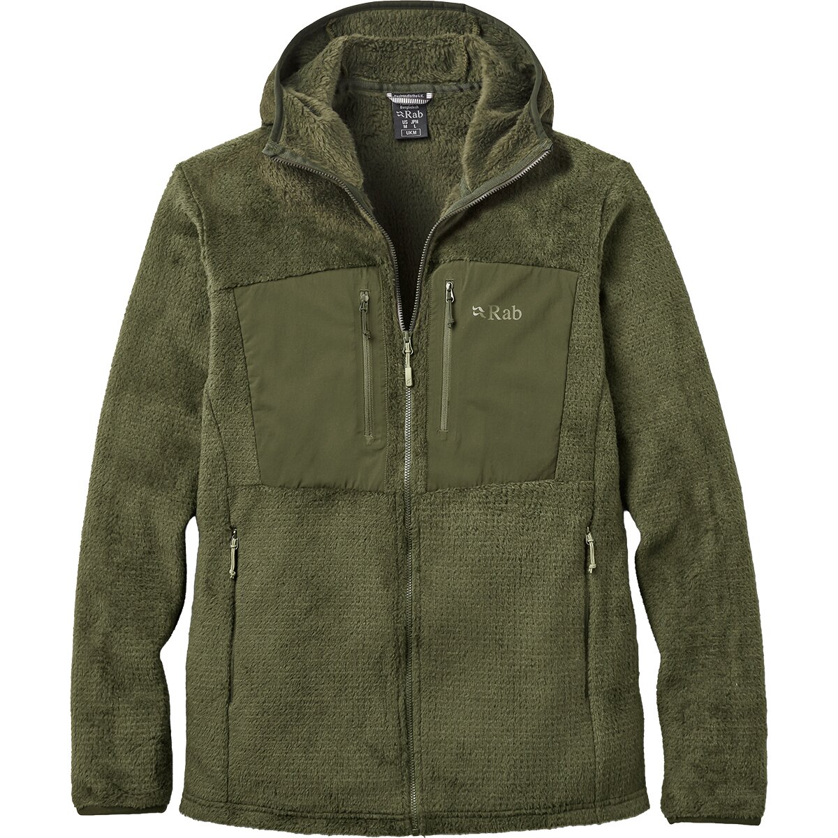 Image of Rab Granitic Hooded Jacket - Men's Army, M