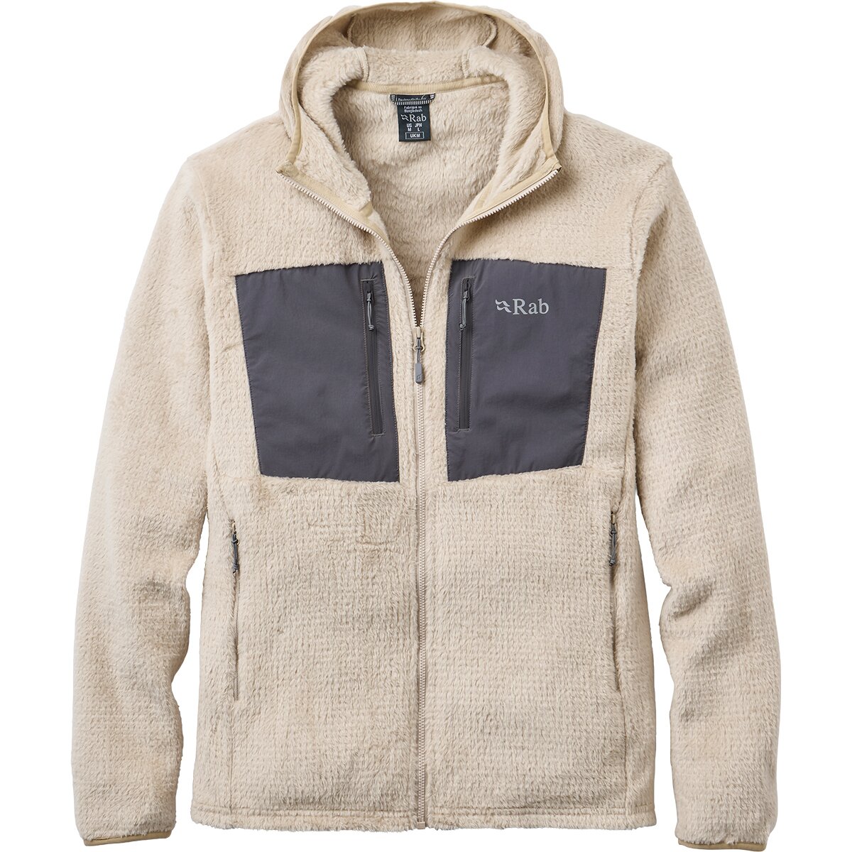 Image of Rab Granitic Hooded Jacket - Men's Dark Pebble, L