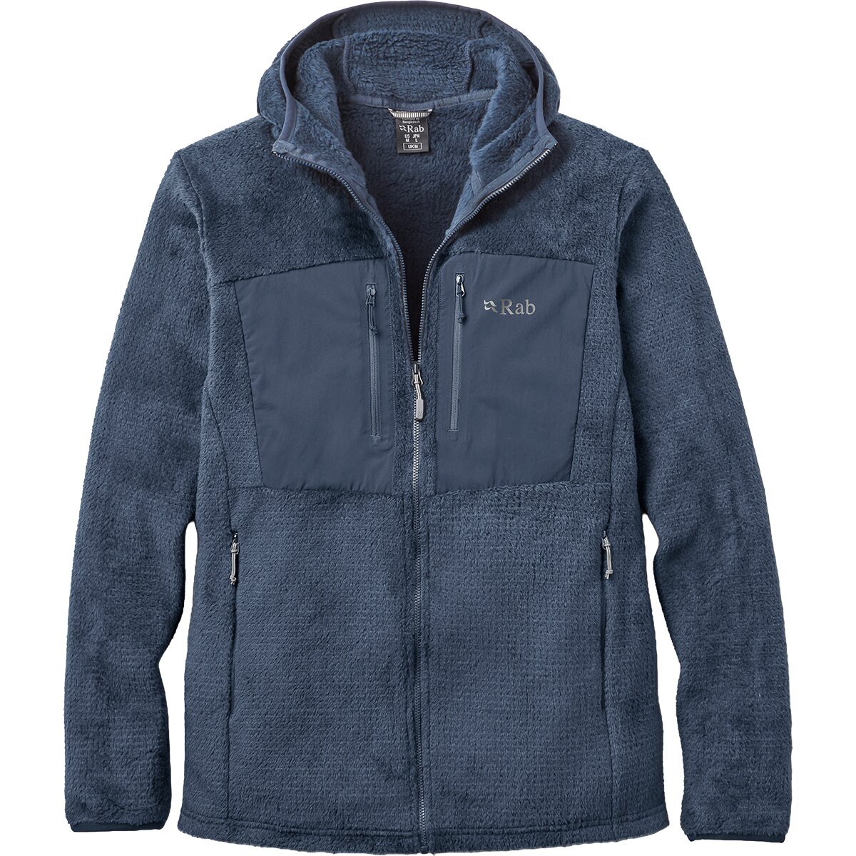 Image of Rab Granitic Hooded Jacket - Men's Galaxy Blue, L