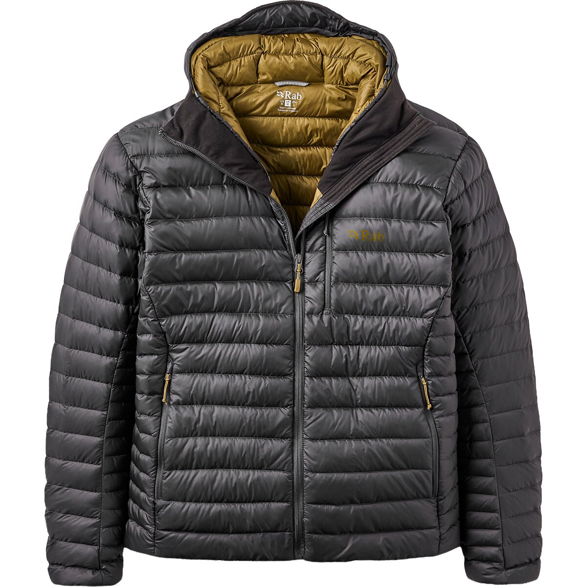 Image of Rab Microlight Alpine Hooded Jacket - Men's Anthracite, M