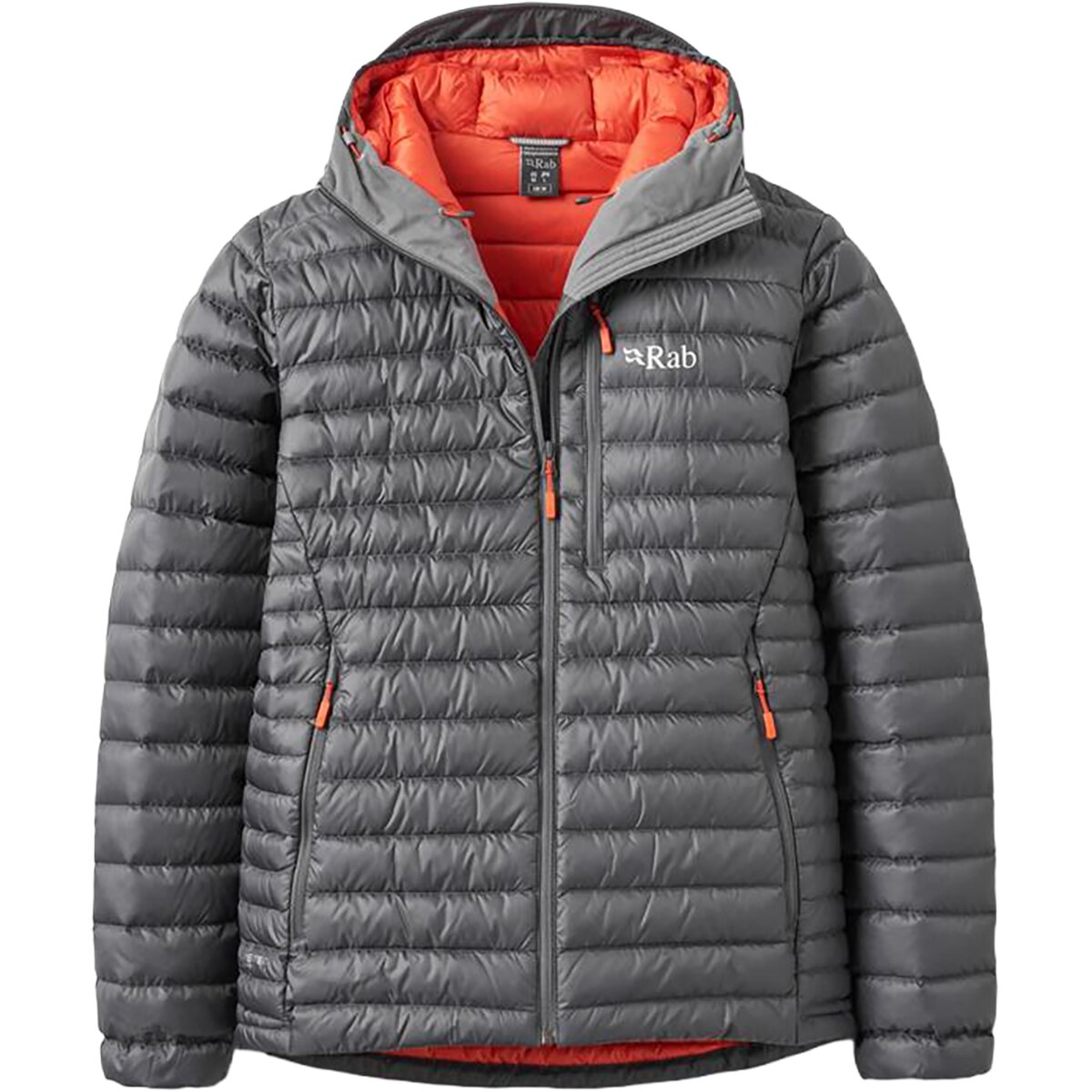 Image of Rab Microlight Alpine Hooded Jacket - Men's Graphene, S