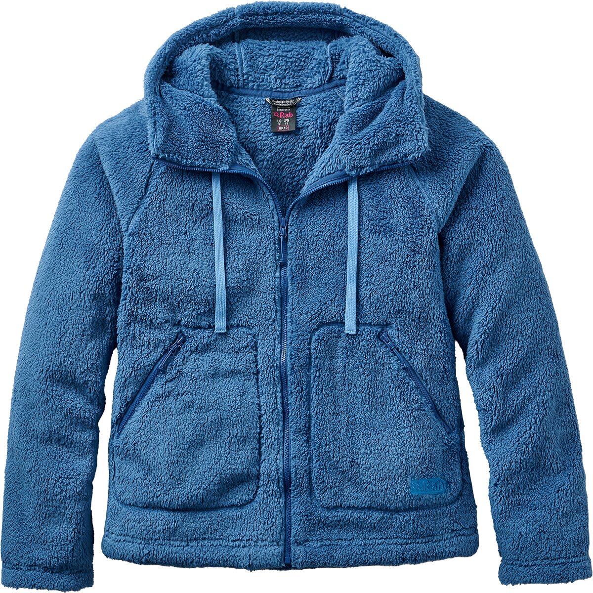 Image of Rab Ardena Hooded Fleece Jacket - Women's Dark Bluebird, L